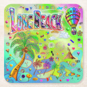 Long Beach Timeless Melody Untersetzer (Vorderseite)