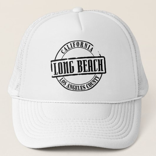 Long Beach Titel Truckerkappe (Vorderseite)
