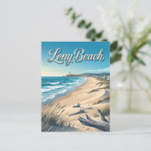 Long Beach, Washington Postkarte (Stehend Vorderseite)