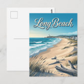 Long Beach, Washington Postkarte (Vorne/Hinten)