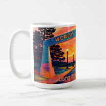 Long Beach Washington Sonnenuntergangs-Bogen Szene
