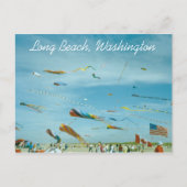 Long Beach, Washington Travel Foto Postkarte (Vorderseite)