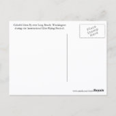 Long Beach, Washington Travel Foto Postkarte (Rückseite)