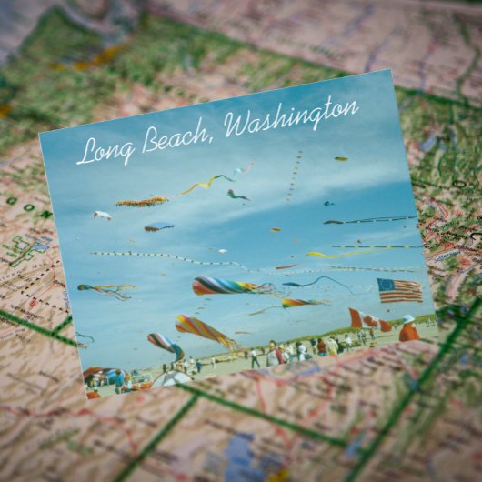 Long Beach, Washington Travel Foto Postkarte
