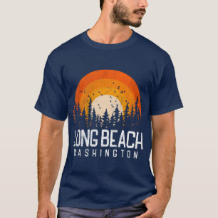 Long Beach Washington Wa 70S 80S Freunde T-Shirt