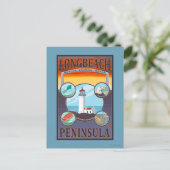 Long Beach, WashingtonTravel Postkarte (Stehend Vorderseite)