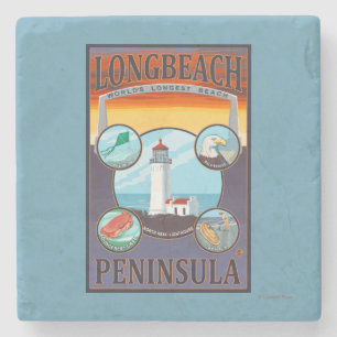 Long Beach, WashingtonTravel Steinuntersetzer