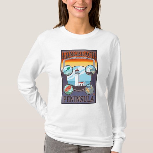 Long Beach, WashingtonTravel T-Shirt (Vorderseite)