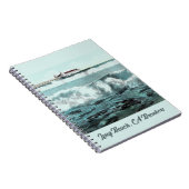 Long Beach Waves Notebook Notizblock (Rechte Seite)