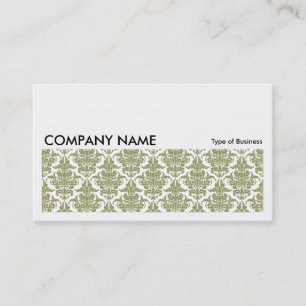 Long Bild 0131 - Khaki Damask Visitenkarte