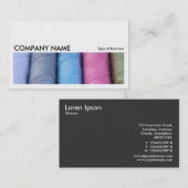 Long Bild 0237 - Rollen aus Baumwolle Visitenkarte (Vorne/Hinten)