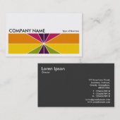 Long Bild 0262 - Farbsegmente 02 Visitenkarte (Vorne/Hinten)