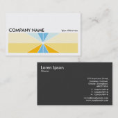 Long Bild 0264 - Farbsegmente 04 Visitenkarte (Vorne/Hinten)