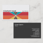 Long Bild 0265 - Farbsegmente 05 Visitenkarte (Vorne/Hinten)