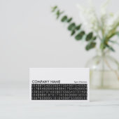 Long Bild 0268 - Zufallszahlen Visitenkarte (Stehend Vorderseite)