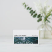 Long Bild 047 - glühendes Wasser Visitenkarte (Stehend Vorderseite)