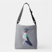 Long-billed Starthroat Hummingbird Tragetaschen Mit Langen Trägern (Vorderseite)