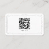 Long Black Nails & Crystal Energy Free Geschenk QR Visitenkarte (Rückseite)