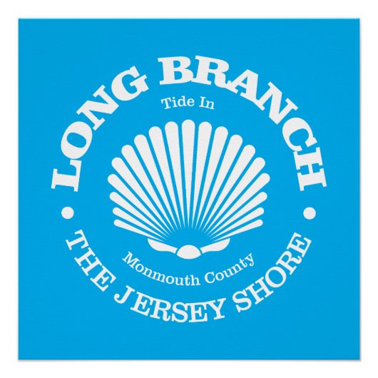 Long Branch (Muschel) Poster (Vorderseite)
