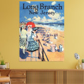 Long Branch, New Jersey 1917 Canvas Print  Leinwanddruck (Insitu (Wohnzimmer))