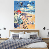 Long Branch, New Jersey 1917 Canvas Print  Leinwanddruck (Insitu (Schlafzimmer))