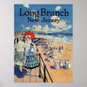 Long Branch, New Jersey 1917 print Poster (Vorne)