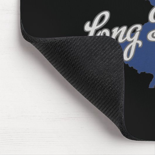 Long Branch New Jersey Nj Map Mousepad (Ecke)
