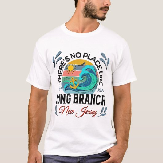 Long Branch, New Jersey T-Shirt (Vorderseite)