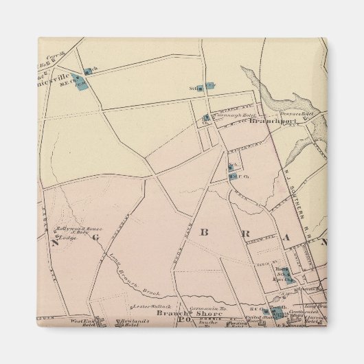 Long Branch, NJ Magnet (Vorne)