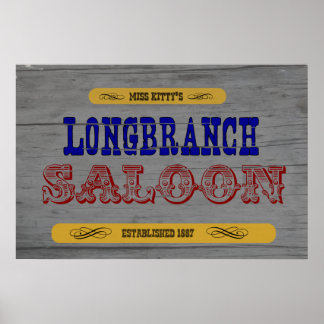 Long Branch Saloon Poster