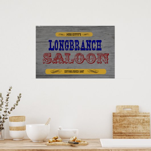 Long Branch Saloon Poster (Küche)