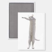 Long Cat Meme Magnet (Vorderseite/Rückseite)