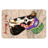Long Coat Chihuahua Pirate Magnet (Horizontal)