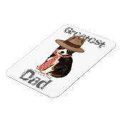 Long Coat Chihuahua Vater Magnet (Linke Seite)