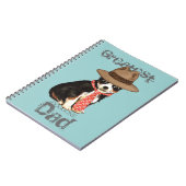Long Coat Chihuahua Vater Notizblock (Linke Seite)