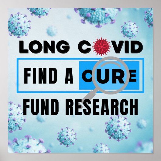 Long Covid - FUND FORSCHUNG Poster (Vorne)