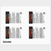 Long Covid in Kinder Papieraufkleber Rechteckiger Aufkleber (Blatt)