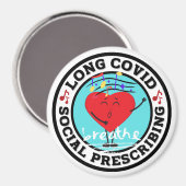 Long Covid - Social Prescribing (Singing) Magnet (Vorderseite/Rückseite)