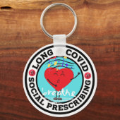 Long Covid - Social Prescribing (Singing) Schlüsse Schlüsselanhänger (Vorderseite)