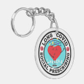 Long Covid - Social Prescribing (Singing) Schlüsse Schlüsselanhänger (Vorderseite links)