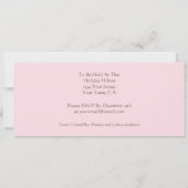 Long Crisp Mod Design Geburtstagsparty Einladung (Rückseite)