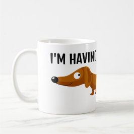 Long Day Dackel Dackel Hund Funny Kaffeetasse