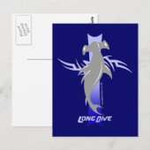 Long Dive: Hammerhead Postkarte (Vorne/Hinten)