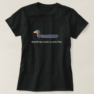 Long Dog Liebe - Dackel T - Shirt