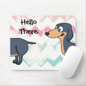 Long Dog Love - Dachshund-Mauspad Mousepad (Mit Mouse)
