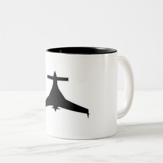 Long Ez Experimentalflugzeug Kaffeetasse (VorderseiteRechts)