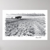 Long Field wall Art Poster (Vorne)