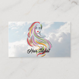 Long Hair Beauty Visitenkarte