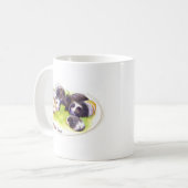 Long Hair Cavies Kaffeetasse (Vorderseite Links)