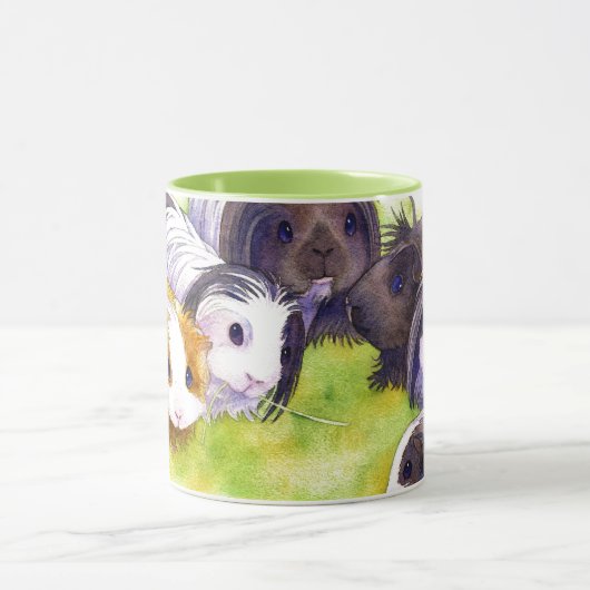 Long Hair Cavies Tasse (Zentrum)